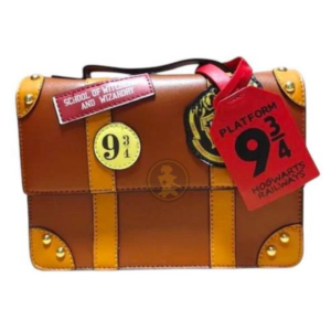 Cartera bolso de mano Harry Potter Plataforma 9 3/4  Cuerina marron